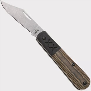 Case Barlow Smooth Black/Tan Richlite, Black G10, Crossroads XR, 53161, XR101009 1/2, S35VN zakmes