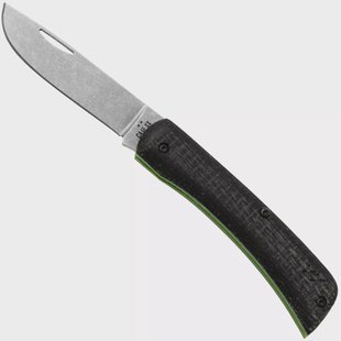 Case Sod Buster Jr. Smooth Black Burlap Laminate, DayGlo G10, Crossroads XR, 66382, XR10137 S35VN zakmes