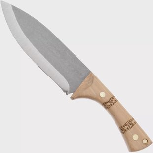 Condor Pictus CTK3941-6.1HC, Stonewashed 1095 Carbon Steel, American Hickory, vaststaand mes, Walter Matthews design