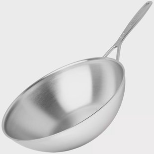 Demeyere Industry 5, 1005382 RVS wok vlakke bodem, 30 cm