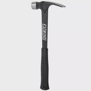 Estwing Ultra Series EB-15S Straight Claw Hammer EWEEB-15S Black Shock Reduction Grip, klauwhamer 425 gram