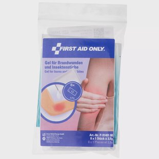 First Aid Only Burn Gel P-91401, brandwondgel, 8 stuks
