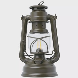 Feuerhand Baby Special 276 Olijf Groen, 276-LED-OG, LED stormlamp