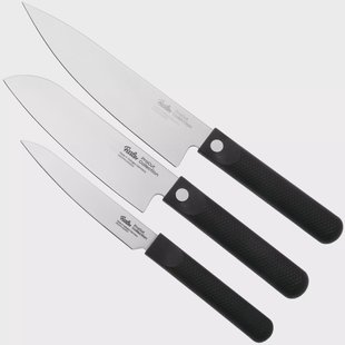 Fissler ProCut 001-019-03-000/0, 3-delige messenset met koksmes, santoku en universeelmes