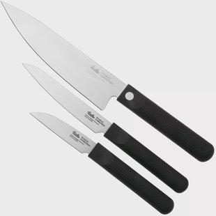 Fissler ProCut 001-029-03-000/0, 3-delige messenset met koksmes, universeelmes, en officemes