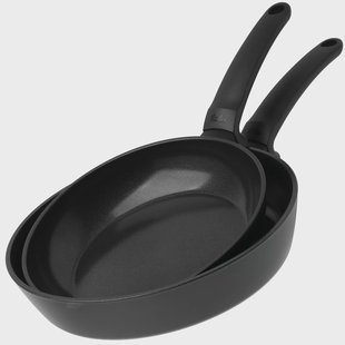 Fissler Ceratal Evo Comfort 113-001-02-100-0 Orbit Black, 2-delige koekenpannenset, 24 en 28cm