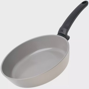 Fissler Ceratal Evo Comfort 113-002-24-100-0 Warm Grey, koekenpan 24 cm