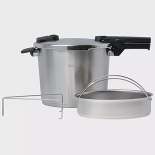 Fissler Vitaquick Premium 602-810-10-070-0 snelkookpan 26 cm met stoominzet, 10 liter