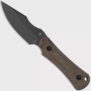 Kizer Bone 1122A1 Matte DLC 3V, Norplex Ultrex Micarta, vaststaand mes, Maverick Customs design