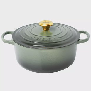 Le Creuset Signature 21177261734441 Thyme, braadpan/cocotte, 26 cm, 5,3L
