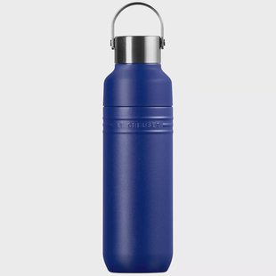 Le Creuset On The Go 41066282200001 dubbelwandige drinkfles, Azure, 0,5 L