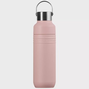 Le Creuset On The Go 41066287770001 dubbelwandige drinkfles, Shell Pink, 0,5 L