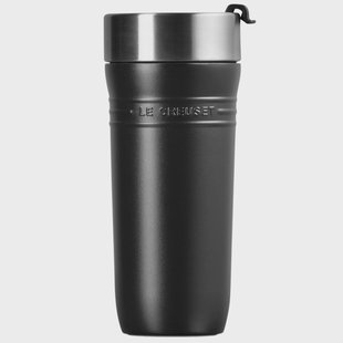 Le Creuset On The Go 41067190000001 thermosbeker mat zwart, 0,35 L