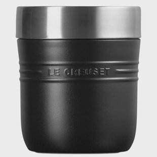Le Creuset On The Go 41068120000001 lunchbeker, mat zwart, 0,5 L