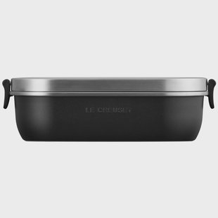 Le Creuset On The Go 41069220000001 lunchbox, mat zwart, 0,9 l