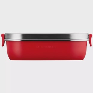 Le Creuset On The Go 41069220600001 lunchbox, kersenrood, 0,9 l
