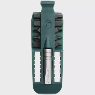 Leatherman Bitkit #3, Forest Green, Silver Bit Driver, 931061