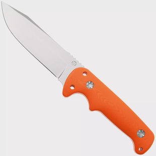 Maserin Outback 926/G10A Stonewashed N690, Orange G10, vaststaand mes