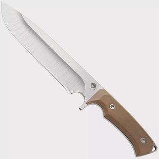 Medford Bonfire 26-BF-01 Tumbled CPM 3V Blade, Coyote G10 Handles, Coyote Kydex Sheath, survivalmes