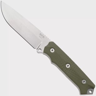 MKM Base Camp MK-BC-GOD Niolox, OD Green G10, vaststaand mes, Simone Tonolli design