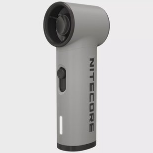 Nitecore NEF01 Lite High-Speed Handheld Fan, Slate Gray, ventilator