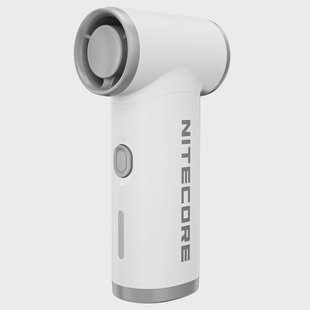 Nitecore NEF Nano High-Speed Handheld Fan, Frost White, ventilator
