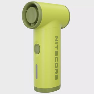 Nitecore NEF Nano High-Speed Handheld Fan, Neon Green, ventilator
