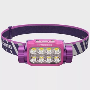 Nitecore UT6 UHE LED Trail Running hoofdlamp, Purple, 1600 lumen