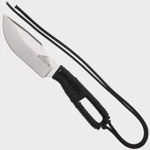 Ontario Hunt Plus Skinner 9716BLK Satin 420HC, Black Paracord, vaststaand jachtmes