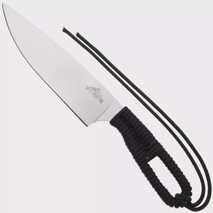 Ontario Hunt Plus Camp Knife 9717BLK Satin 420HC, Black Paracord, outdoor koksmes