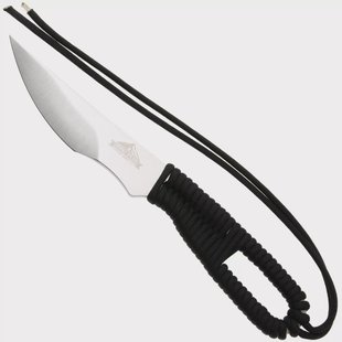 Ontario Hunt Plus Caper 9718C Satin 420HC, Black Paracord, vaststaand capingmes