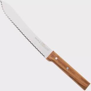 Opinel Parallèle No. 116 broodmes 21 cm, olijfhout