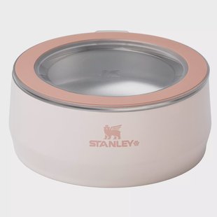 Stanley Everyday Pet Bowl 24oz, Rose Quartz 10-13081-008 voerbak met deksel, 700 ml