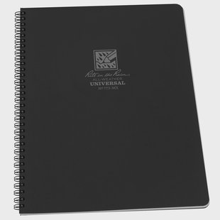 Rite in the Rain Side Spiral Notebook 773-MX 8 1/2 x 11, Black, notitieboek