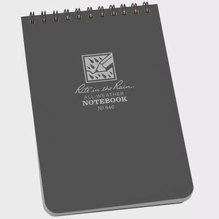 Rite in the Rain Top Spiral Notebook 846, 4 x 6, Grey, notitieboek
