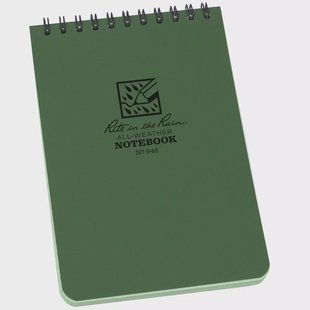 Rite in the Rain Top Spiral Notebook 946, 4 x 6, Green, notitieboek