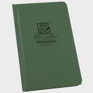 Rite in the Rain Hard Cover Book 970F-M, 4 1/4 x 6 3/4, Green, notitieboek
