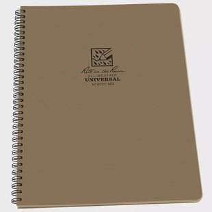 Rite in the Rain Side Spiral Notebook 973T-MX 8 1/2 x 11, Tan, notitieboek