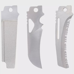 Roxon Phantom BA121316 8Cr13MoV BA12 Serrated Blade, BA13 Electric Knife en BA16 File, 3 vervangbare tools voor Phantom-systeem