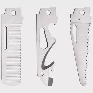 Roxon Phantom BA141517 8Cr13MoV BA14 Saw, BA15 Key Tool en BA17 Comb, 3 vervangbare tools voor Phantom-systeem