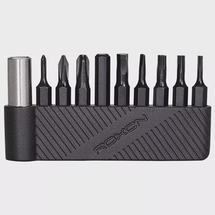 Roxon BITS01 9-delige bitset met magnetische verlenghouder voor KS2E, H1, S802S, S803E, M2, M3 en S504G