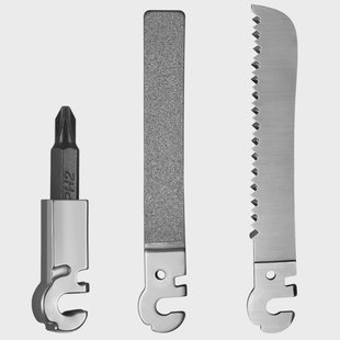 Roxon Flex FT01 Tapered Saw, Diamond File, 1/4 Bit Adapter, 3 vervangbare tools voor Flex-systeem