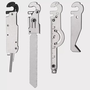 Roxon Flex FT07 Box Cutter, Ruler, Magnetic Grabber, Pen, Tweezers, Needle, T Shank Adapter, 4 vervangbare tools voor Flex-systeem