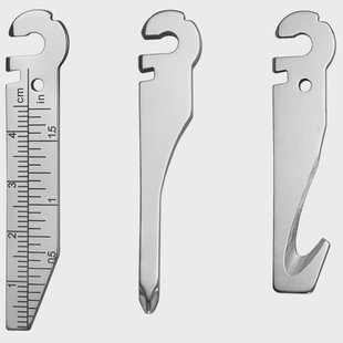 Roxon Flex FT09 Rope Cutter, File, Ruler, Flat Head Screwdriver, Phillips Screwdriver, 3 vervangbare tools voor Flex-systeem