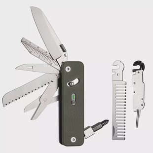 Roxon Flex Companion S503G-GR Green G10, modulaire multitool