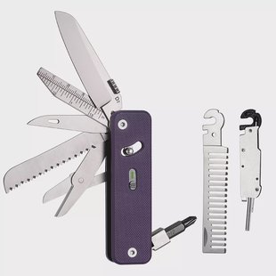 Roxon Flex Companion S503G-PU Purple G10, modulaire multitool