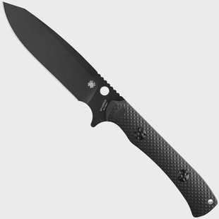 Spyderco Skoli Black FB53GPBK vaststaand mes, Kevin Smock design