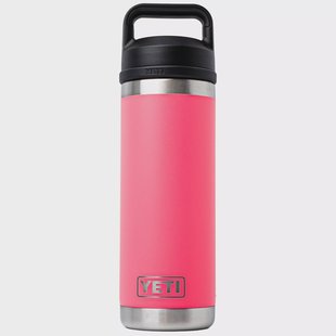 Yeti Rambler Bottle 18oz Chug Cap, Tropical Pink, thermosfles met drinkdop, 532 ml