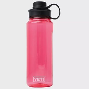 Yeti Yonder Water Bottle 34oz Tether Cap, Tropical Pink, waterfles met lusdop, 1L