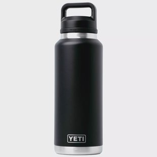 Yeti Rambler Bottle 46oz Chug Cap, Black, thermosfles met drinkdop, 1.36L